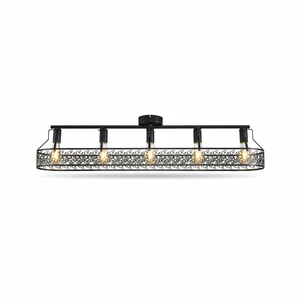 Wexi Linear Cage Ceiling Light | Celestre
