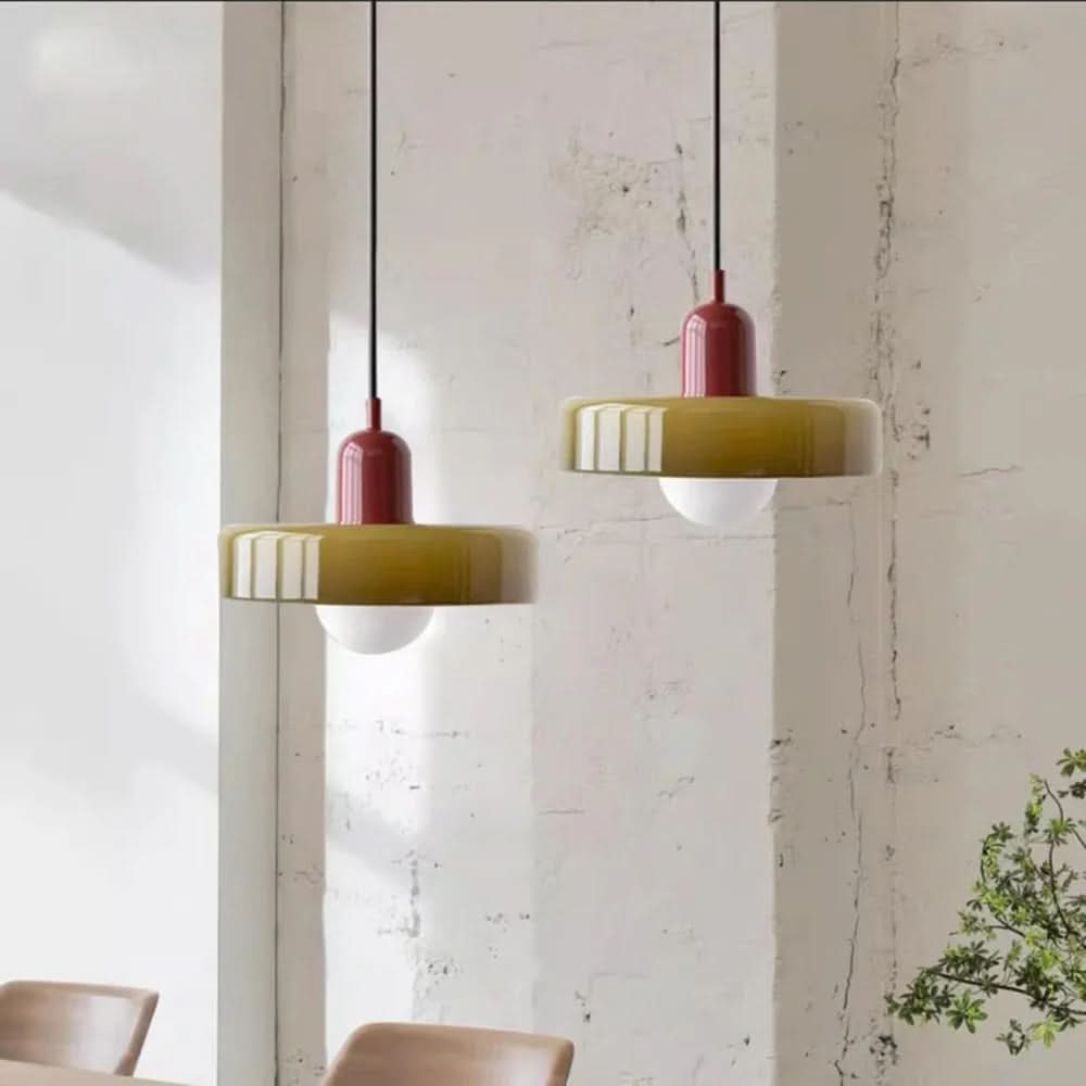 Glarefusion Bauhaus Glass LED Pendant Light