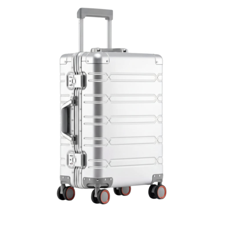 Valise Cabine Aluminium Rigide - Argentée - 55cm