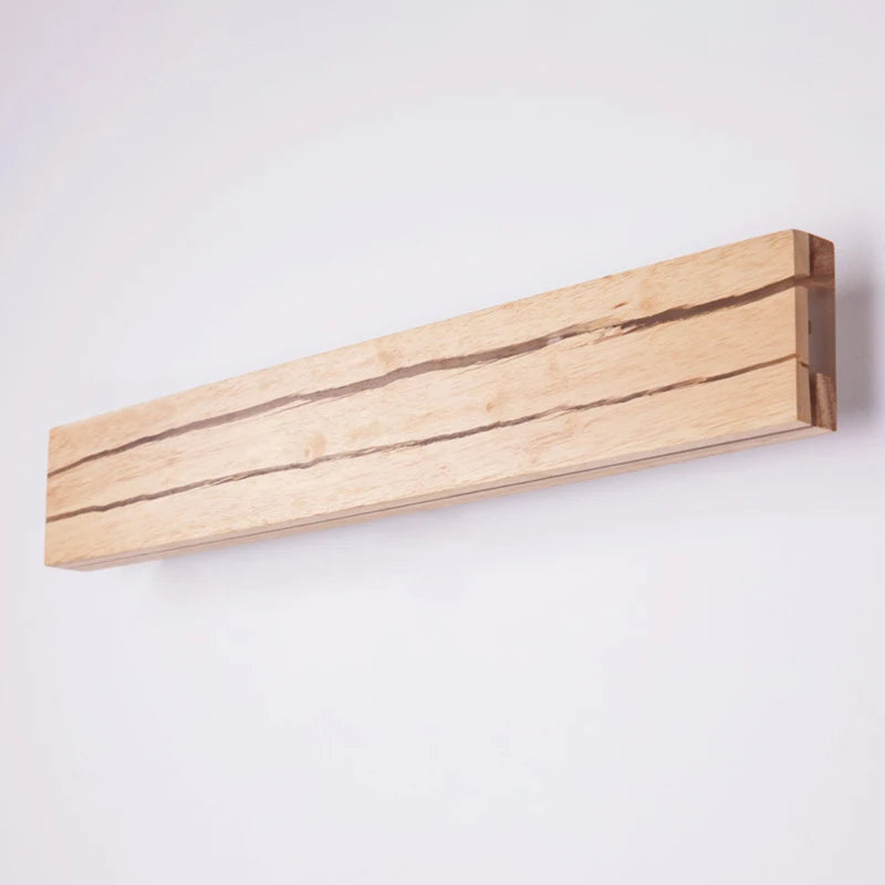 Applique Murale en Bois Rectangulaire à Fissures Lumineuses | BMEN