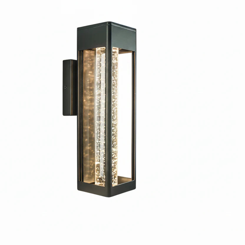 Kesa Tube Seeded Exterior Wall Light | Celestre