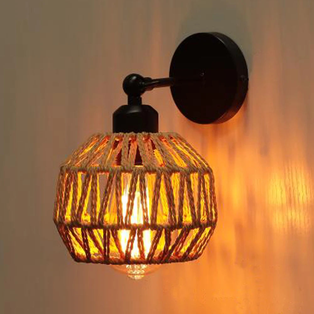 Applique Murale en Rotin Cage | REMA