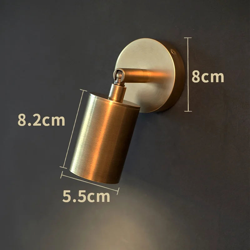 Applique Murale en Laiton à spot orientable | KIRA