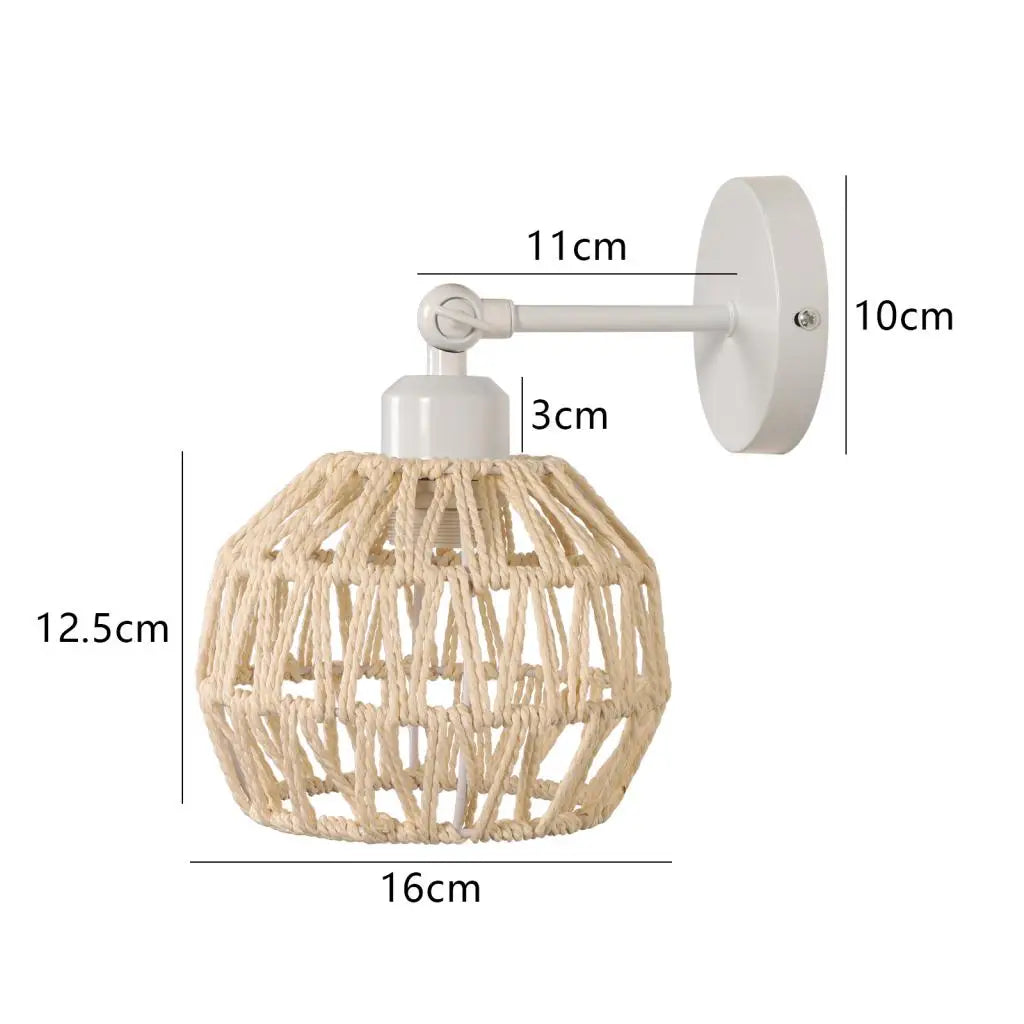 Applique Murale en Rotin Cage | REMA