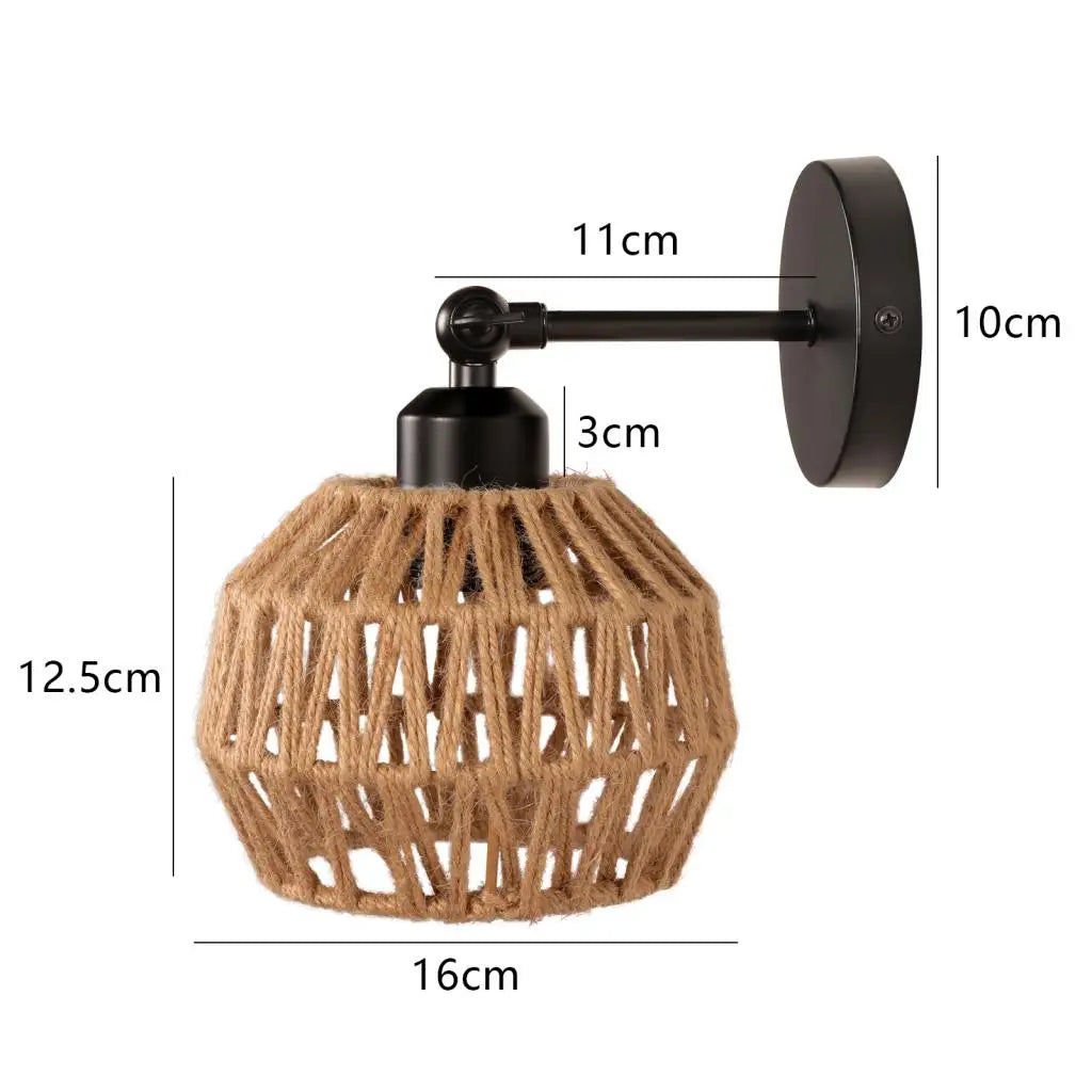 Applique Murale en Rotin Cage | REMA