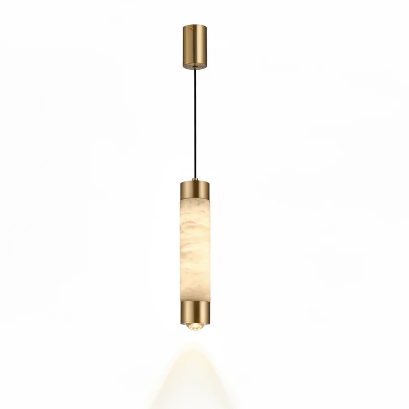 Anis Alabaster Tube Pendant Light | Celestre