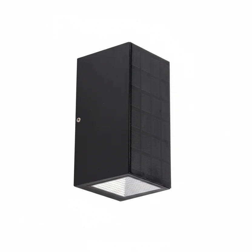 Teze Solar Outdoor Rectangular Wall Light | Celestre